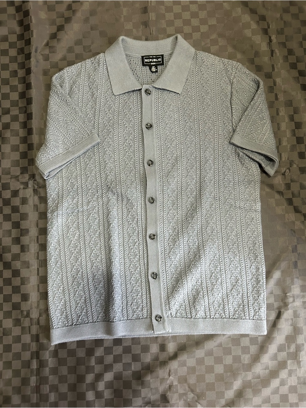100% cotton polo button down